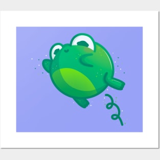 Super Cute Leap Frog - Kawaii Leap Frog Posters and Art